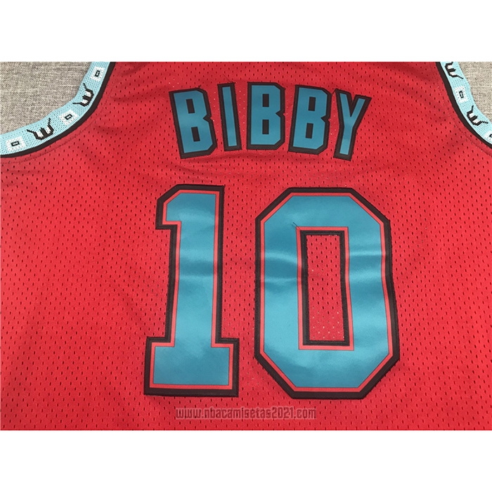 Camiseta Memphis Grizzlies Mike Bibby #10 Mitchell & Ness 1998-99 Rojo